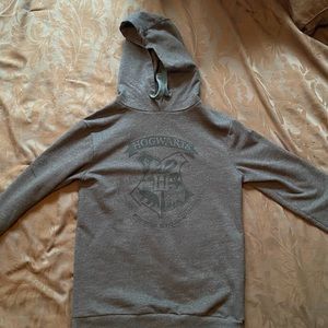 Harry Potter Hogwarts Hoodie Grey Kids 12/13yrs